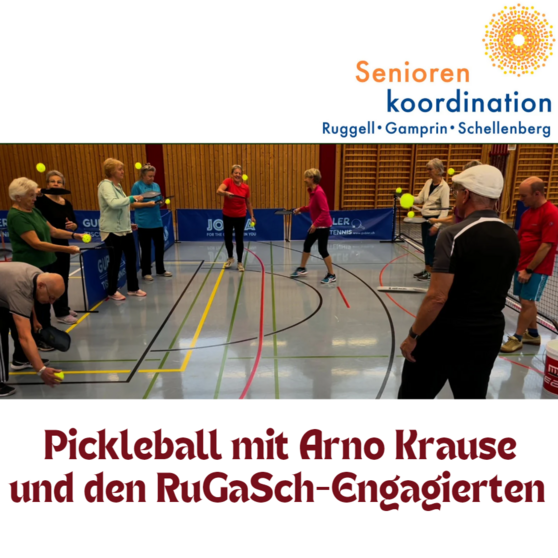 Pickleball RuGaSch-Senioren